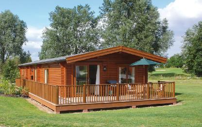 Four bed solid timber lodge Eco Lodge Cabins