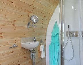 Camping pod shower room