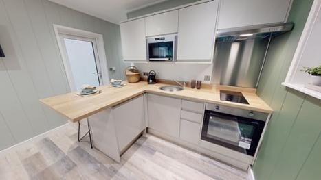 Camping pod interior