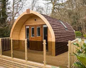 Camping pods for leisure parks