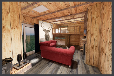 Rustic Camping pod
